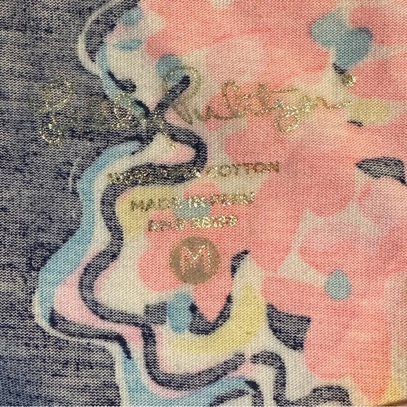 Lilly Pulitzer Linden Shirt Dress, size M print: Pop Up For The Halibut - Picture 10 of 14